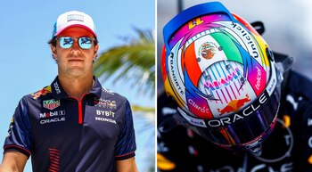 El casco que portará El