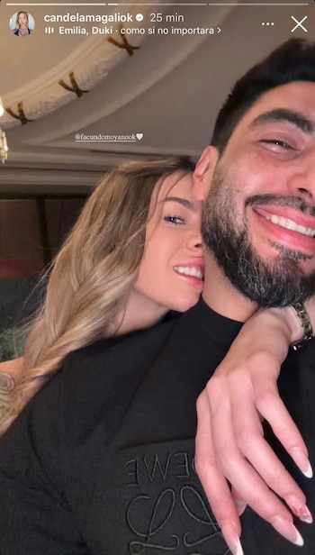 La imagen que compartió Arizaga junto a Moyano en su cuenta de Instagram