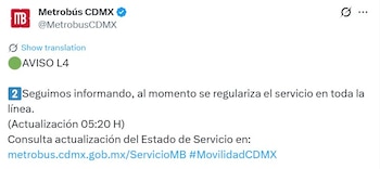 Avance en tiempo real de