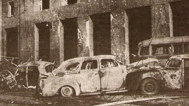 Bombardeo en Plaza de Mayo - 16 junio de 1955