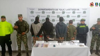 A la cárcel cinco hombres