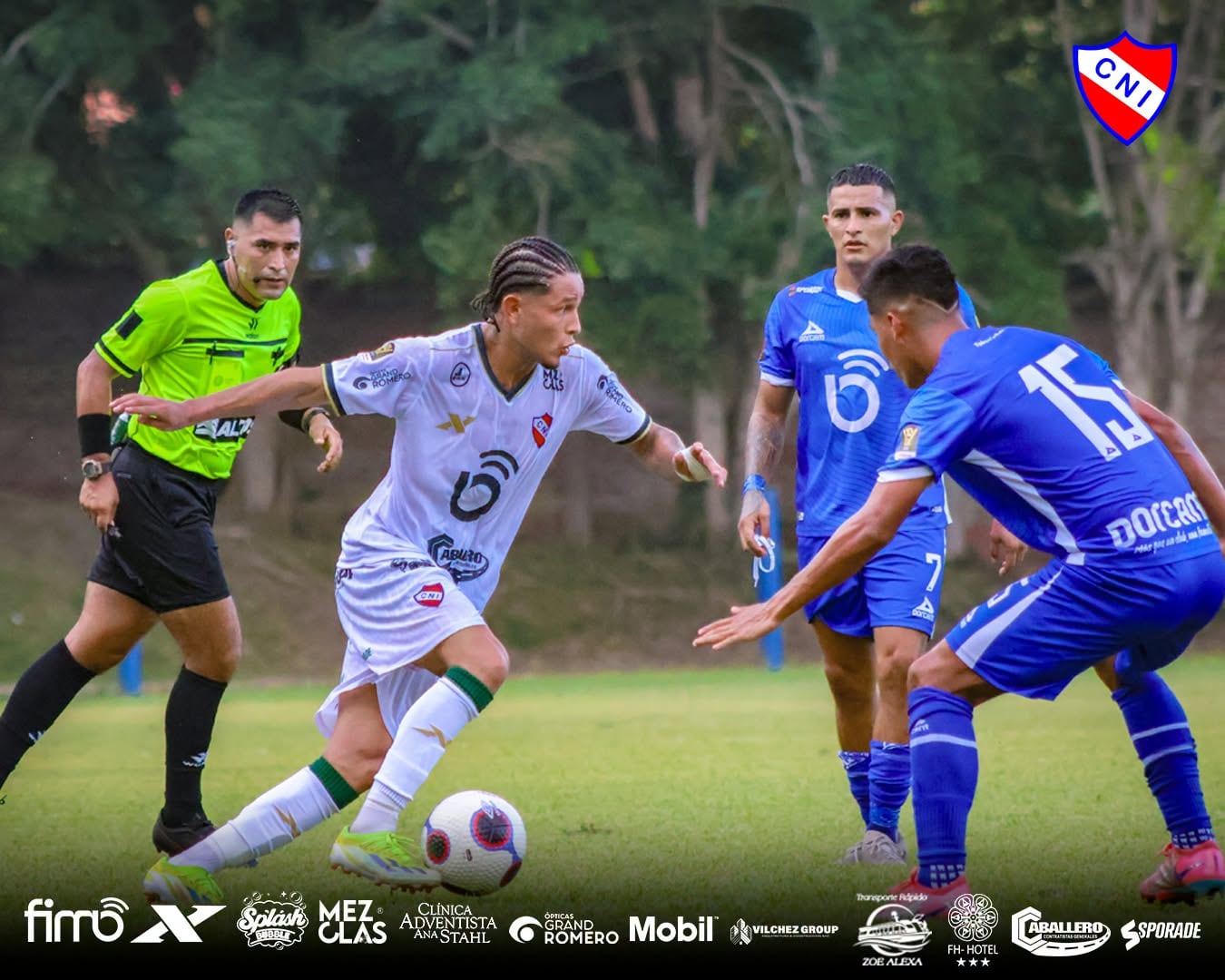 O CNI venceu o Unión Comercio por 3 a 1 em sua primeira partida na copa da liga. Crédito: clube de imprensa