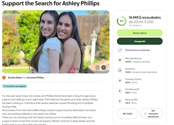 La familia abogó que todos los ingresos se destinarán a apoyar a los dedicados voluntarios que trabajan incansablemente en la búsqueda de Ashley.