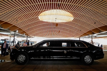 La limusina presidencial de EEUU