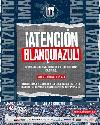 Alianza Lima se refirió a