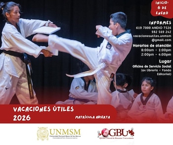 Vacaciones Útiles UNMSM: Una amplia