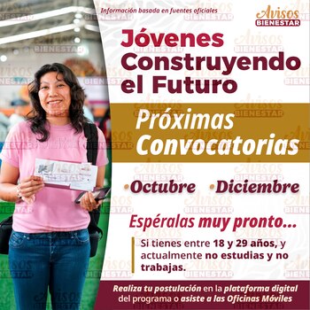 Jóvenes Construyendo el Futuro ofrece