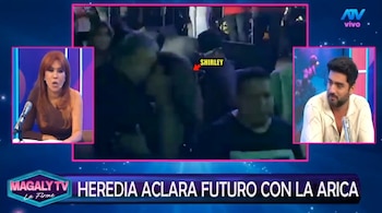 Pablo Heredia quebra o silêncio sobre o apoio de Shirley Arica: “Isso me deixou desconfortável”. Captação: Magaly TV La Firme.