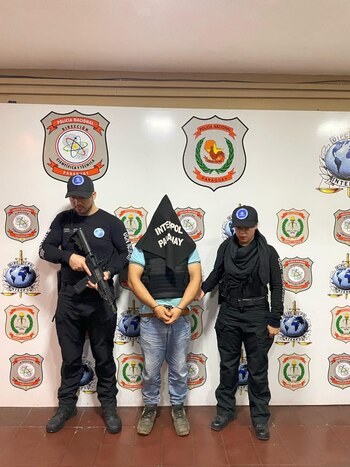 Gabriel Molina, capturado en Paraguay