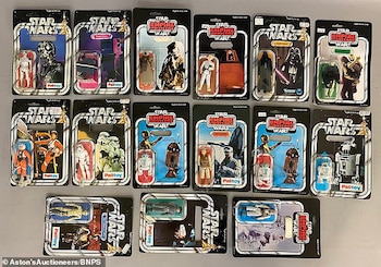 Una pareja de ancianos por poco bota a la basura una herencia de juguetes de Star Wars avalada en medio millón de dólares