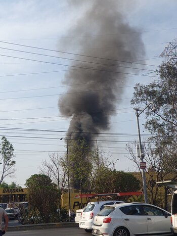 Una aeronave se desplomó en