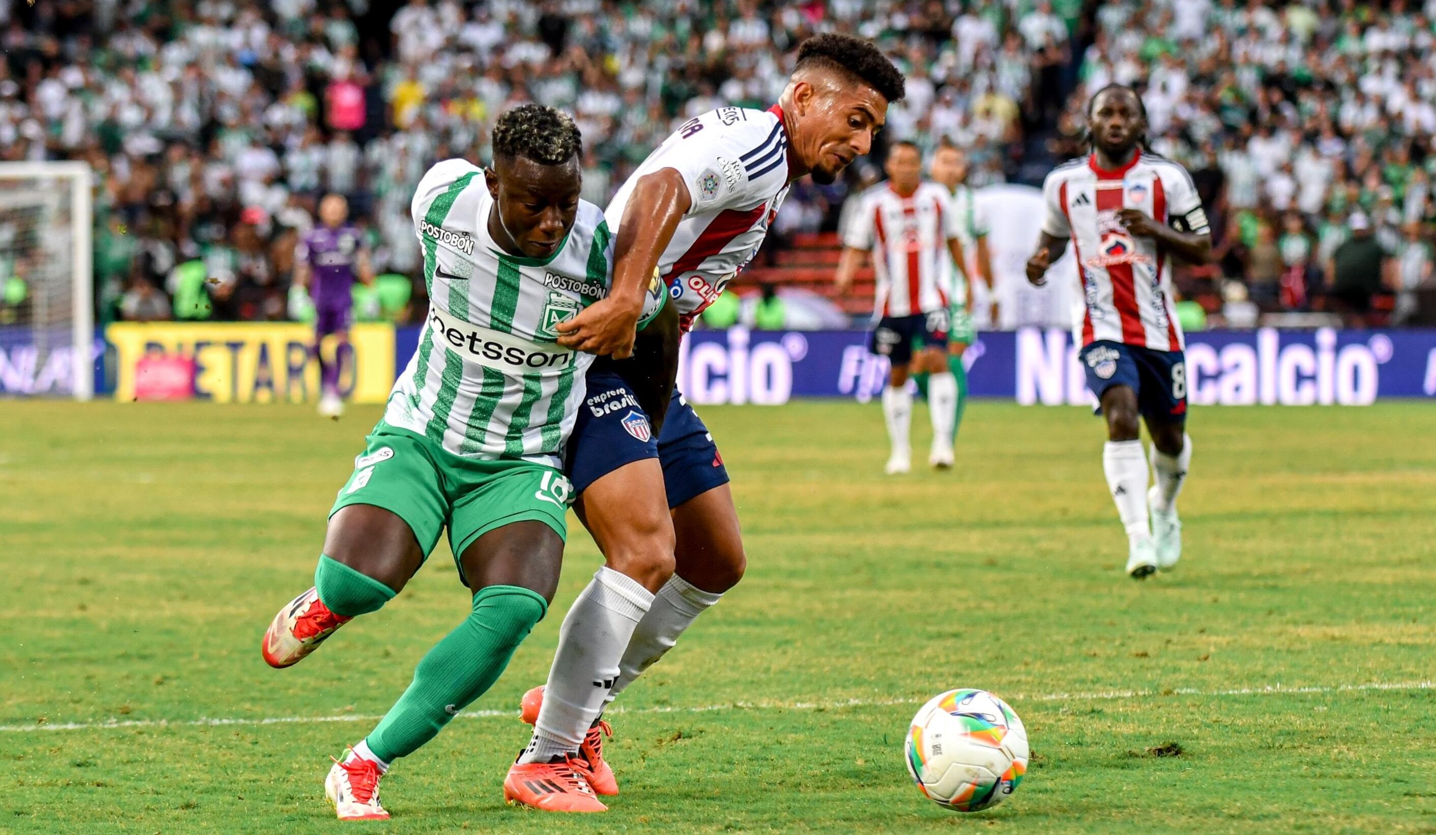Junior de Barranquilla y Atlético Nacional se medirán en el estadio Metropolitano, por la fecha 20 de la Liga BetPlay - crédito Colprensa