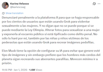 Miles de mujeres se ven