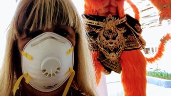 Una médica argentina varada en