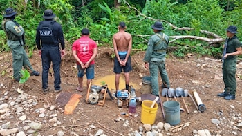 En Panamá dos personas fueron aprehendidas mientras realizaban labores de minería ilegal en el Parque Nacional Chagres