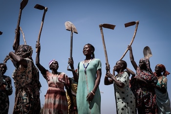 Mujeres agricultoras. (Ayuda en Acción)