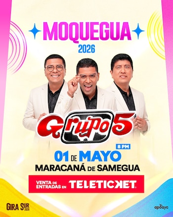 Grupo 5, Ryan Castro y Savia Andina encabezan la agenda musical por el Día del Trabajo. Entérate de todos los eventos y dónde conseguir entradas.