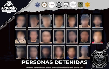 Detenidos en operativos de Querétaro
