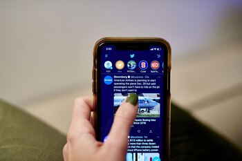 Fleets de Twitter. (foto:Gabby Jones/Bloomberg)