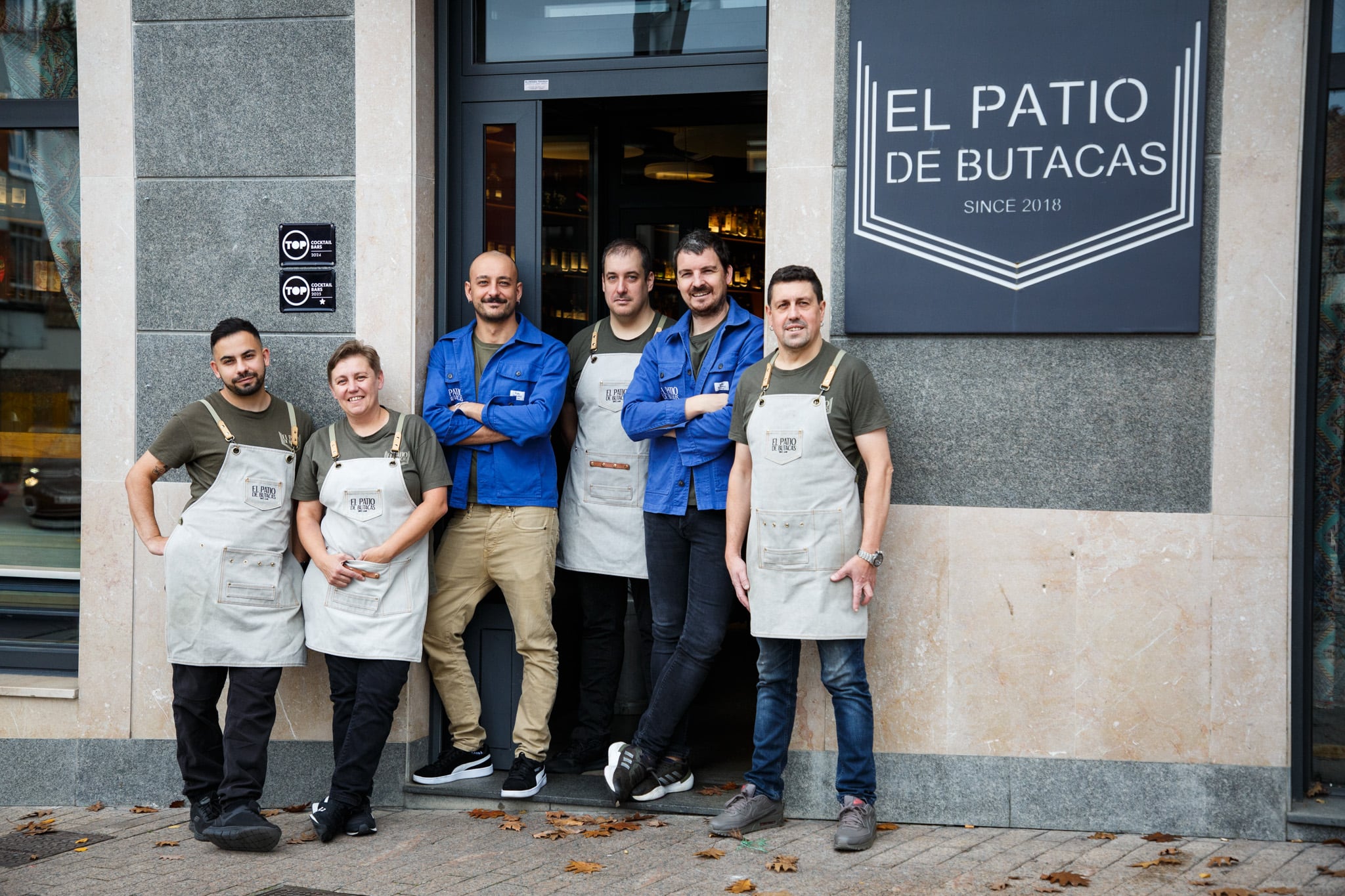 Equipo de El Patio de Butacas, la coctelería que triunfa en Pola de Siero (Cedida)