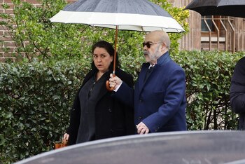 Antonio Resines y su mujer,