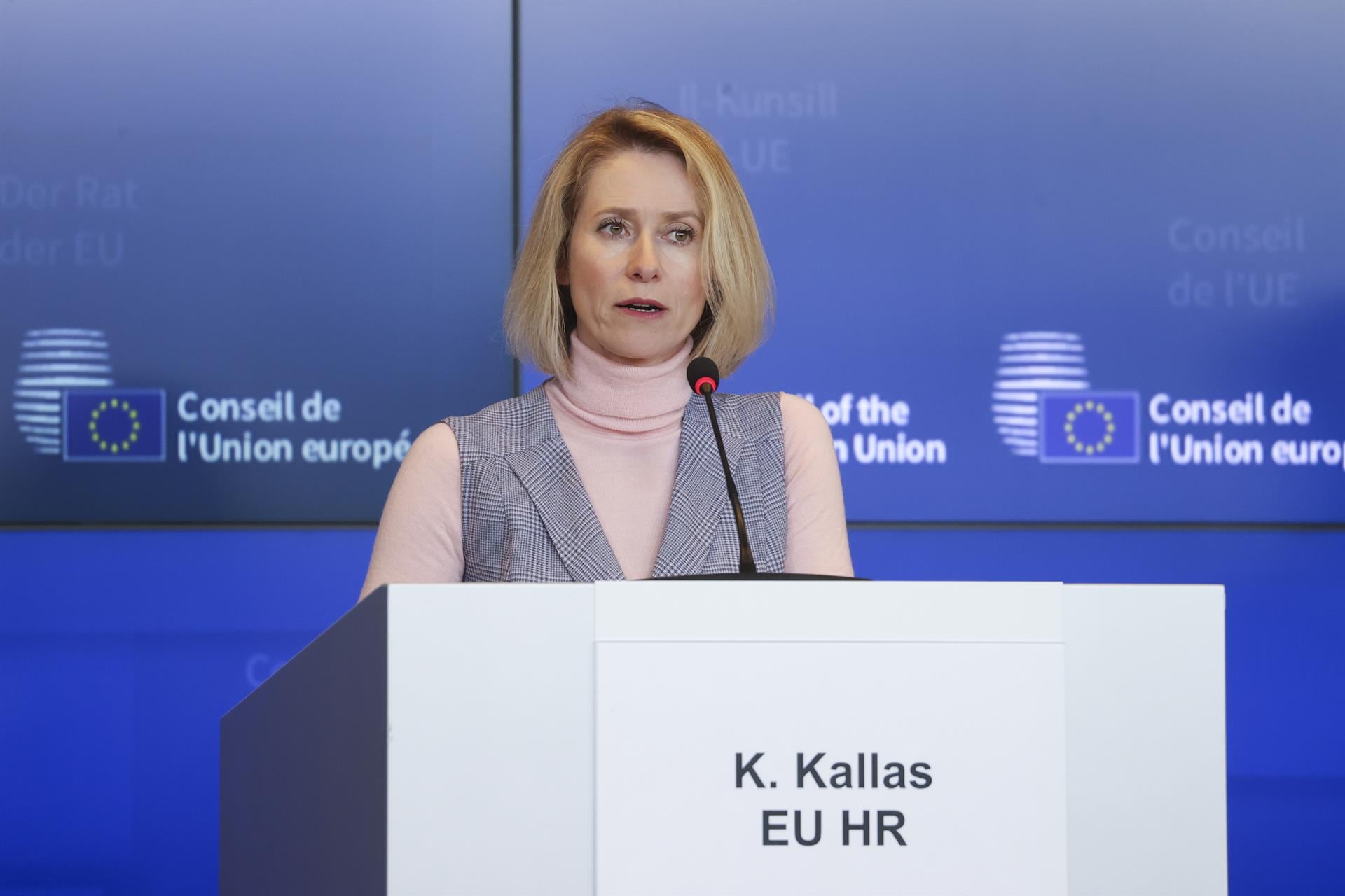 La Alta Representante de la Unión Europea para Asuntos Exteriores y Política de Seguridad, Kaja Kallas (Europa Press)