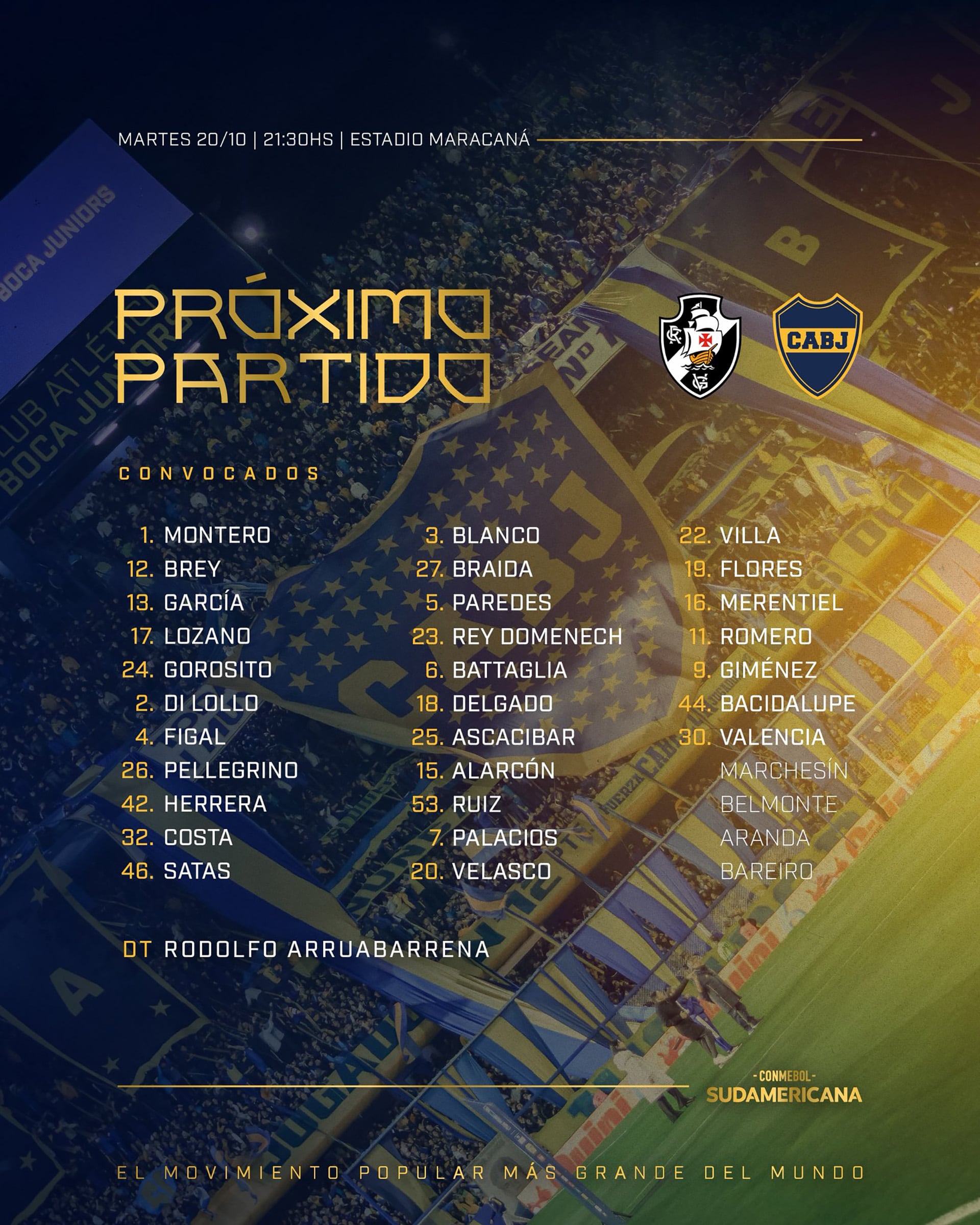 Leandro Paredes está convocado para el duelo por la Copa Sudamericana (X: @BocaJrsOficial)