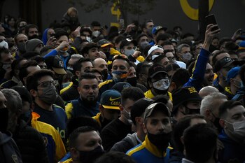 Ingreso hinchas Boca vs Lanus 2