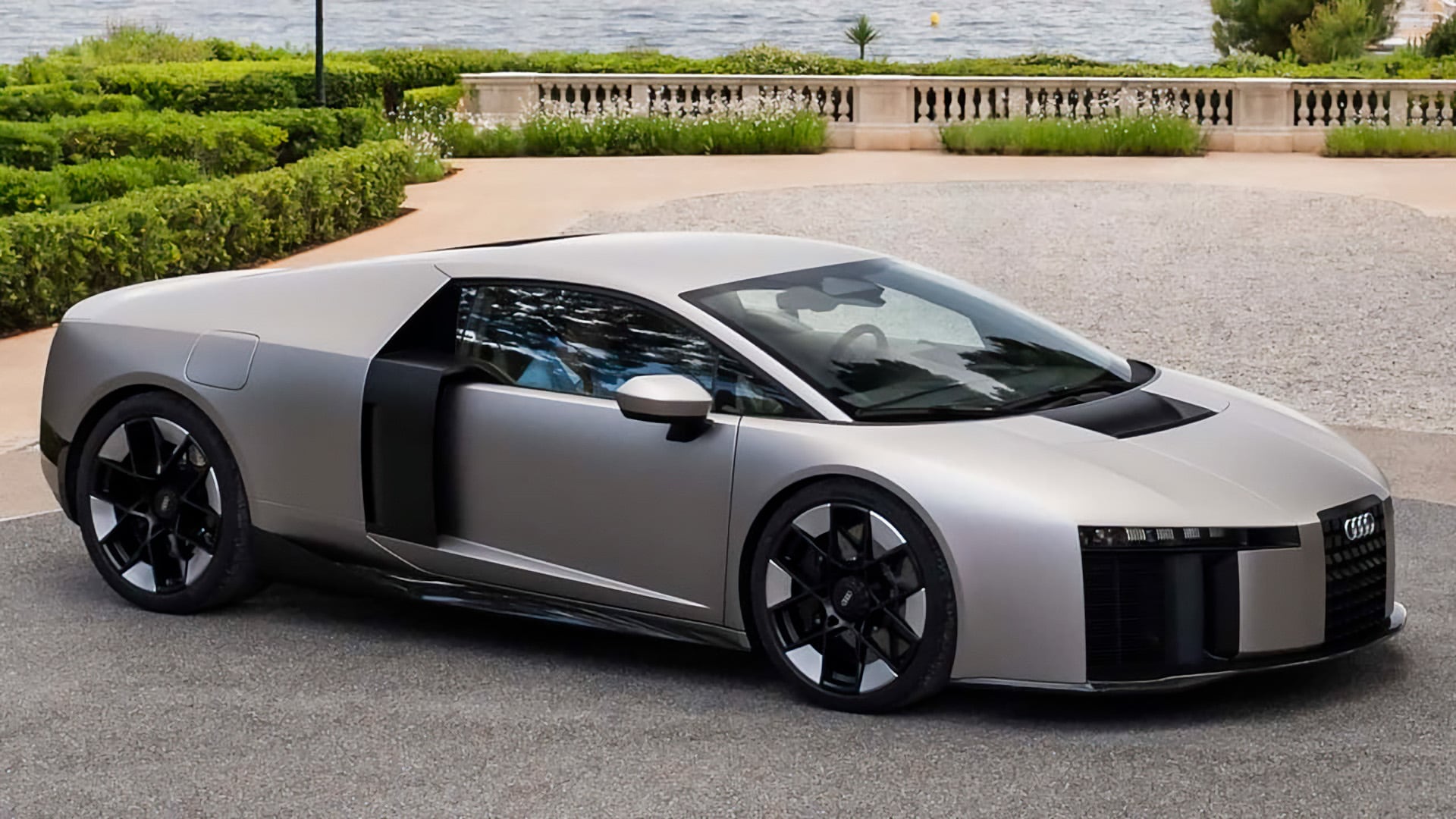 El Audi Nuvolari es el primer superdeportivo híbrido de la marca y el más potente. Alcanza los 1.001 CV y acelera de 0 a 100 km/h en 2,6 segundos. (Audi)