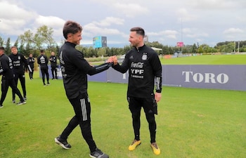 El amistoso encuentro entre Agustín