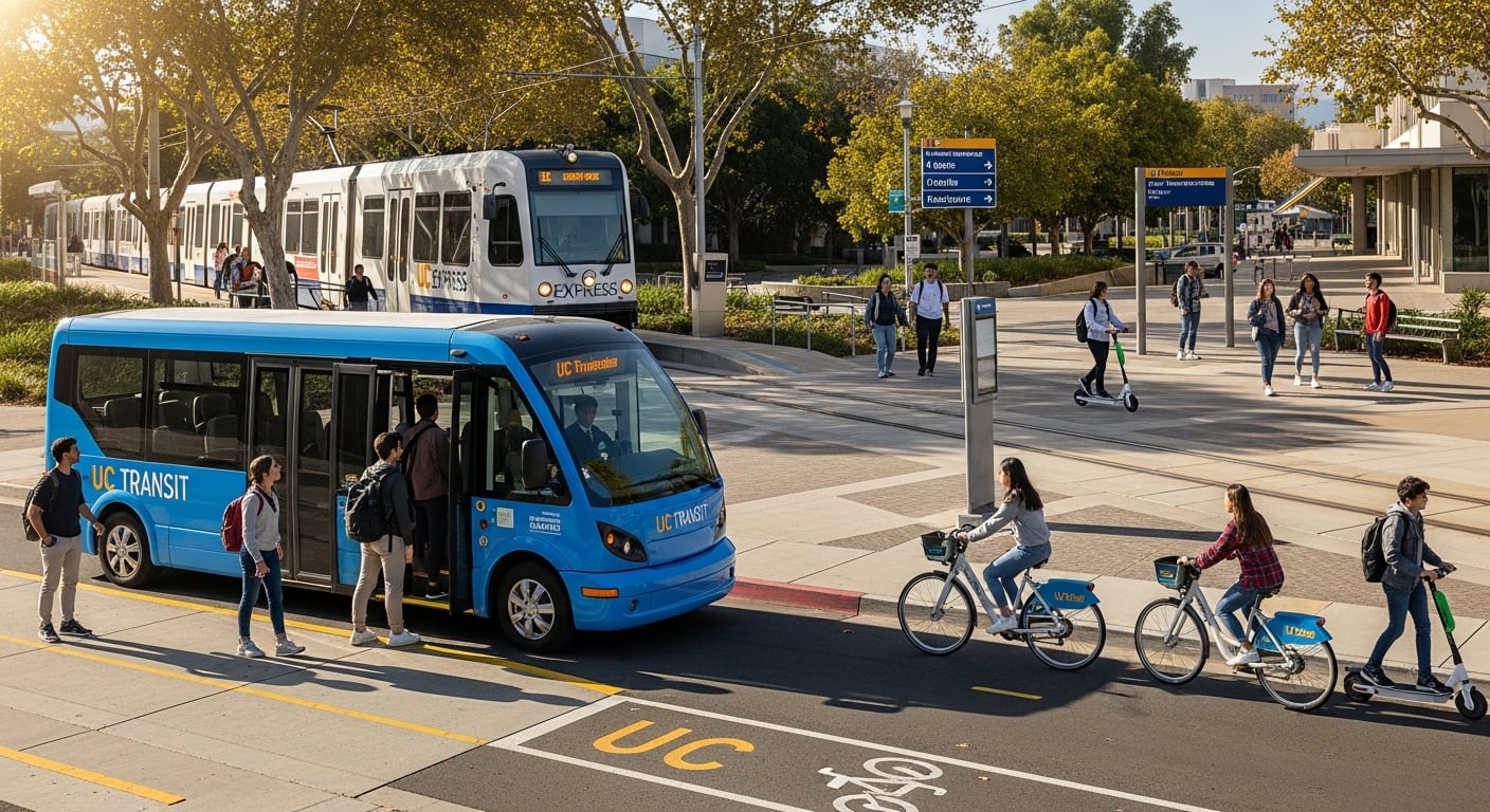 El programa de transporte gratuito de la Universidad de California busca reducir los costos universitarios y fomentar la retención estudiantil (Imagen Ilustrativa Infobae)