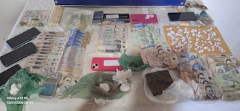 Objetos incautados en los allanamientos