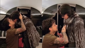 La cantante compartió el momento