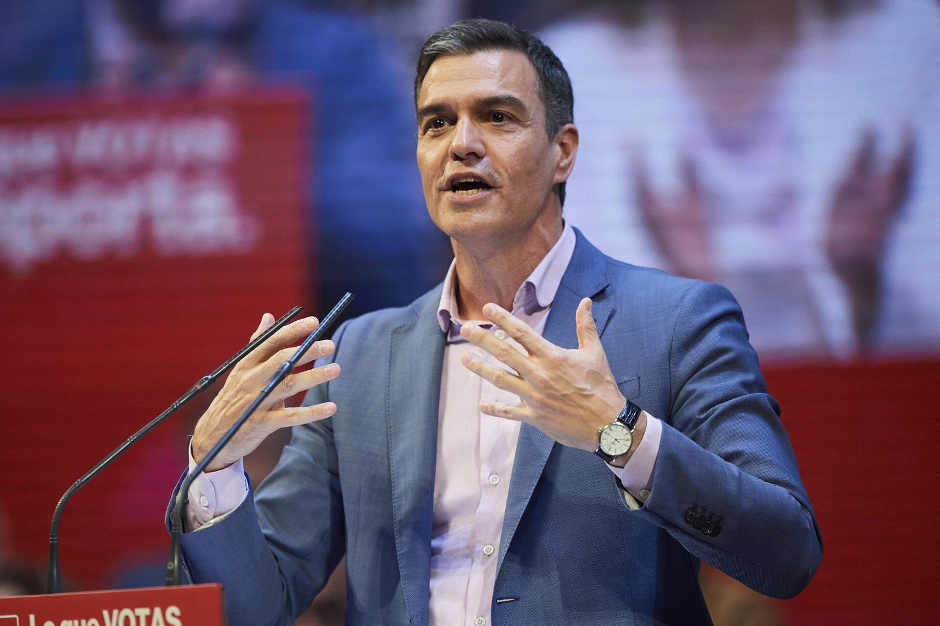 El socialista Pedro Sánchez