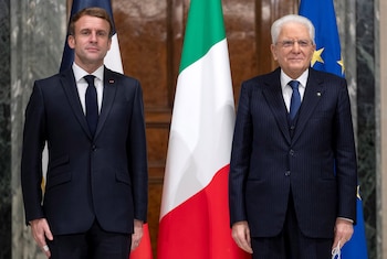 El presidente francés Emmanuel Macron