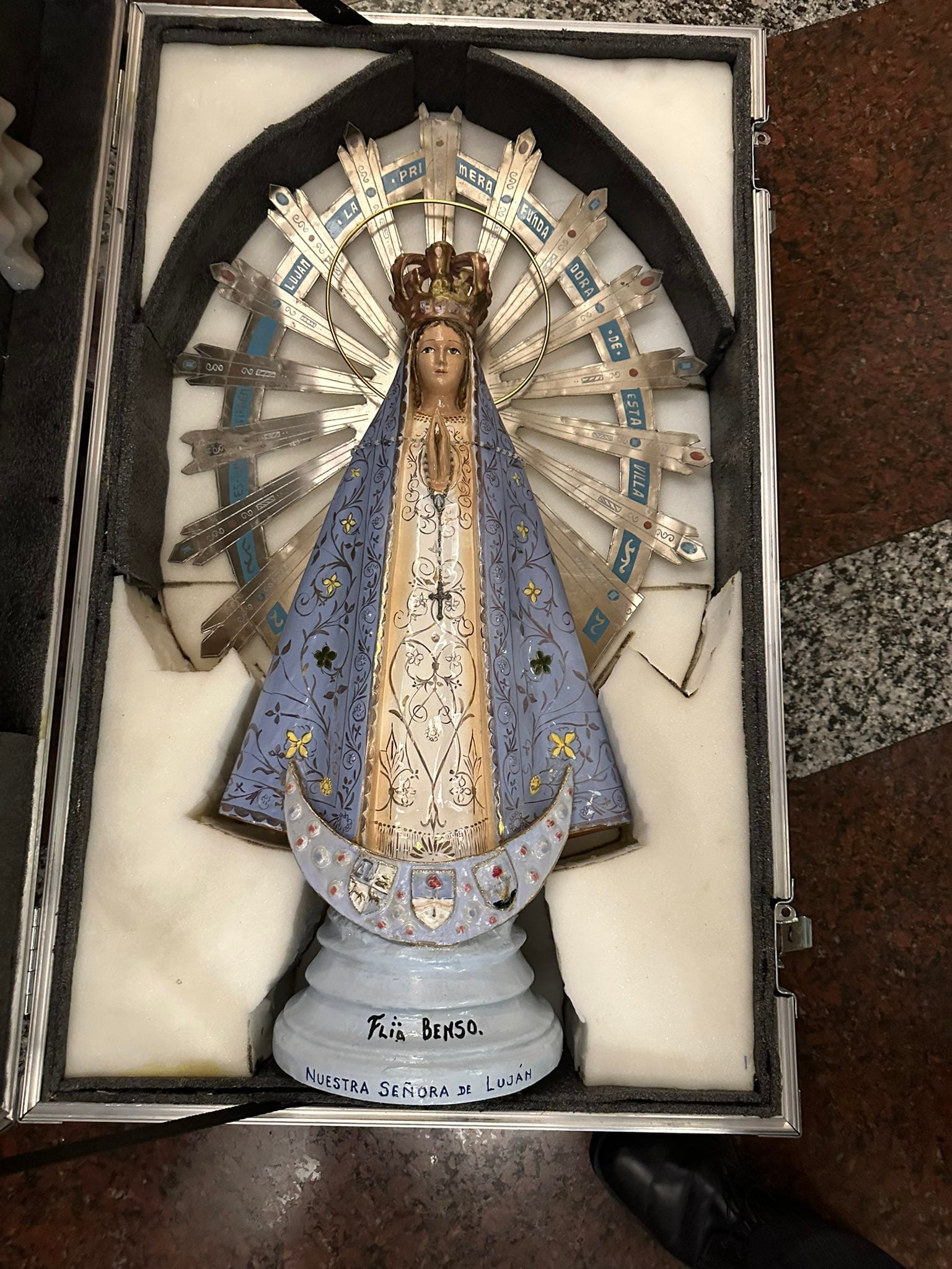 Imagen de la Virgen de Luján