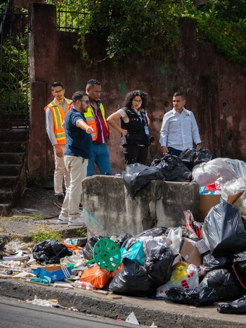 La alcaldesa de San Miguelito,