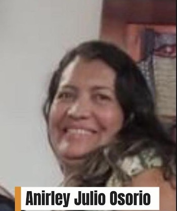 Anirley Julio Osorio, pasajera de