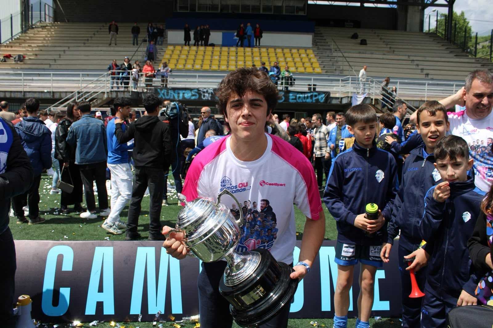 Pablo Laíño, vicepresidente del Ourense CF con solo 21 años. (Cedida)