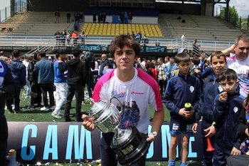 Pablo Laíño, vicepresidente del Ourense CF con solo 21 años. (Cedida)