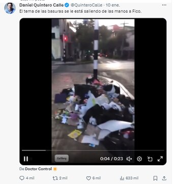 Exalcalde Daniel Quintero le ha