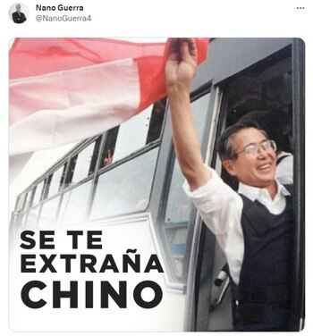 Tuit del congresista Hernando Guerra