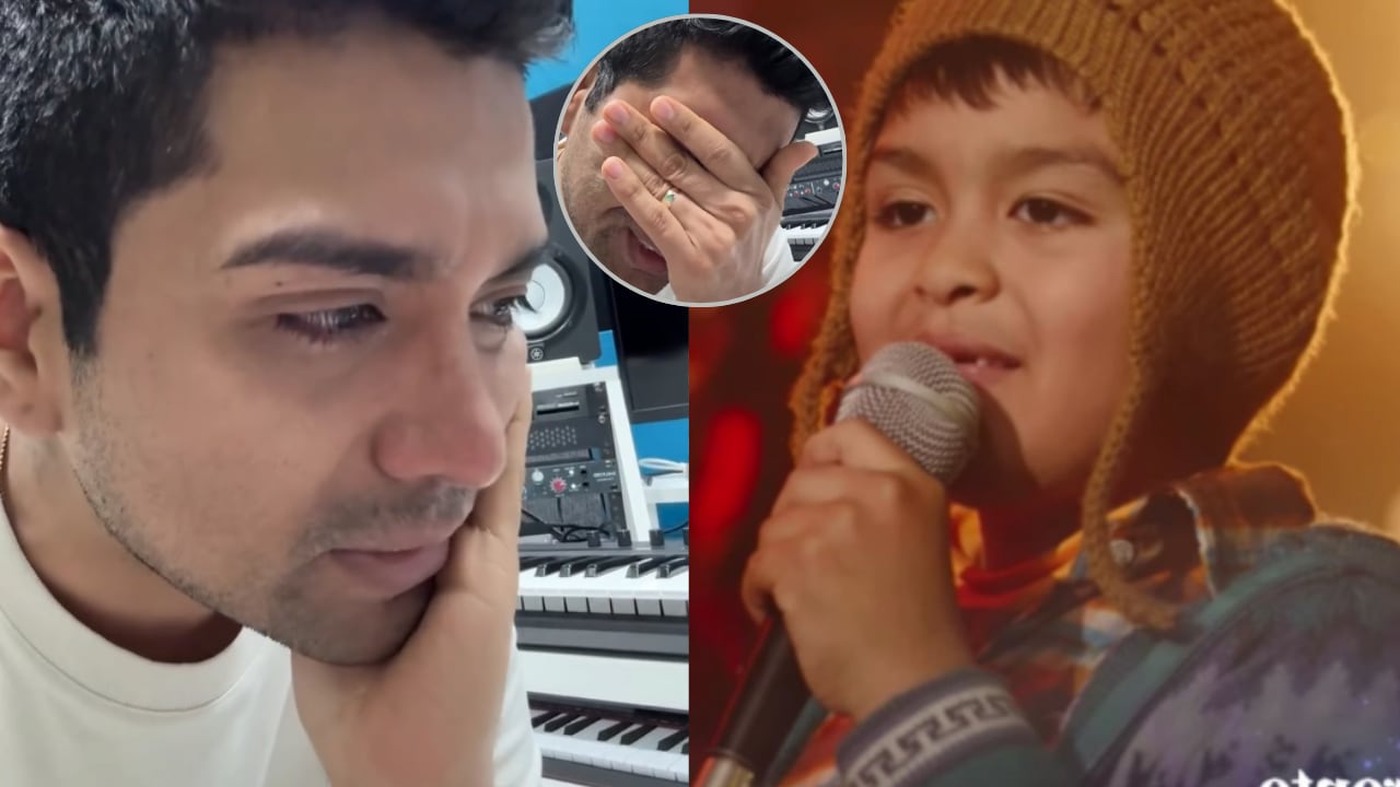Christian Yaipén se emociona hasta las lágrimas con el debut actoral de su hijo Sebastián en ‘Luz de Luna 4’.