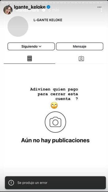 La cuenta de Instagram de