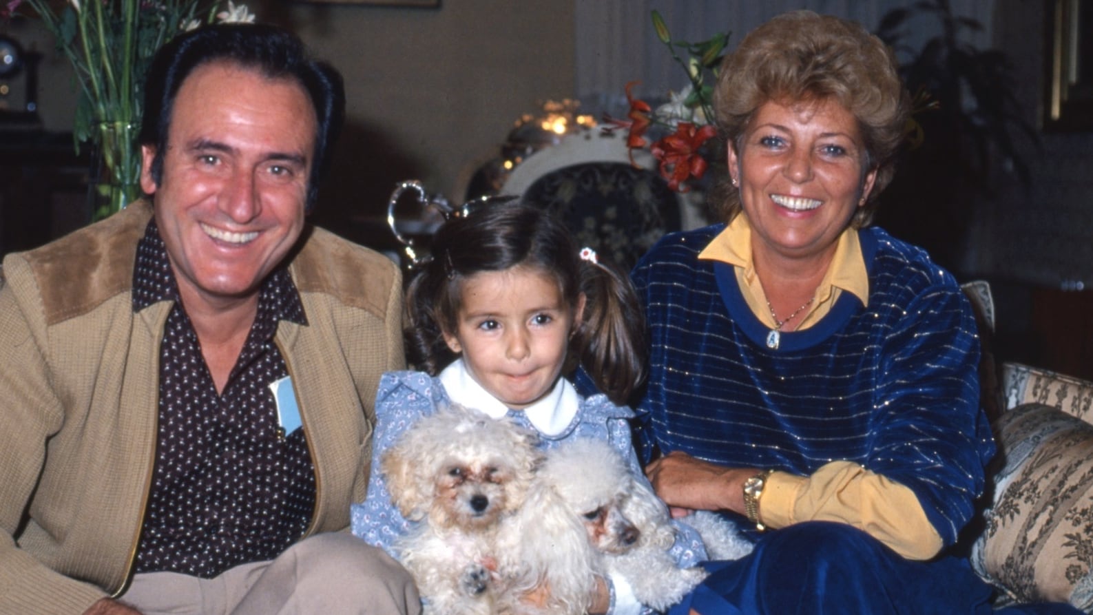 Manolo Escobar, su mujer Anita Marx y su hija Vanesa en una imagen de archivo. (Europa Press)