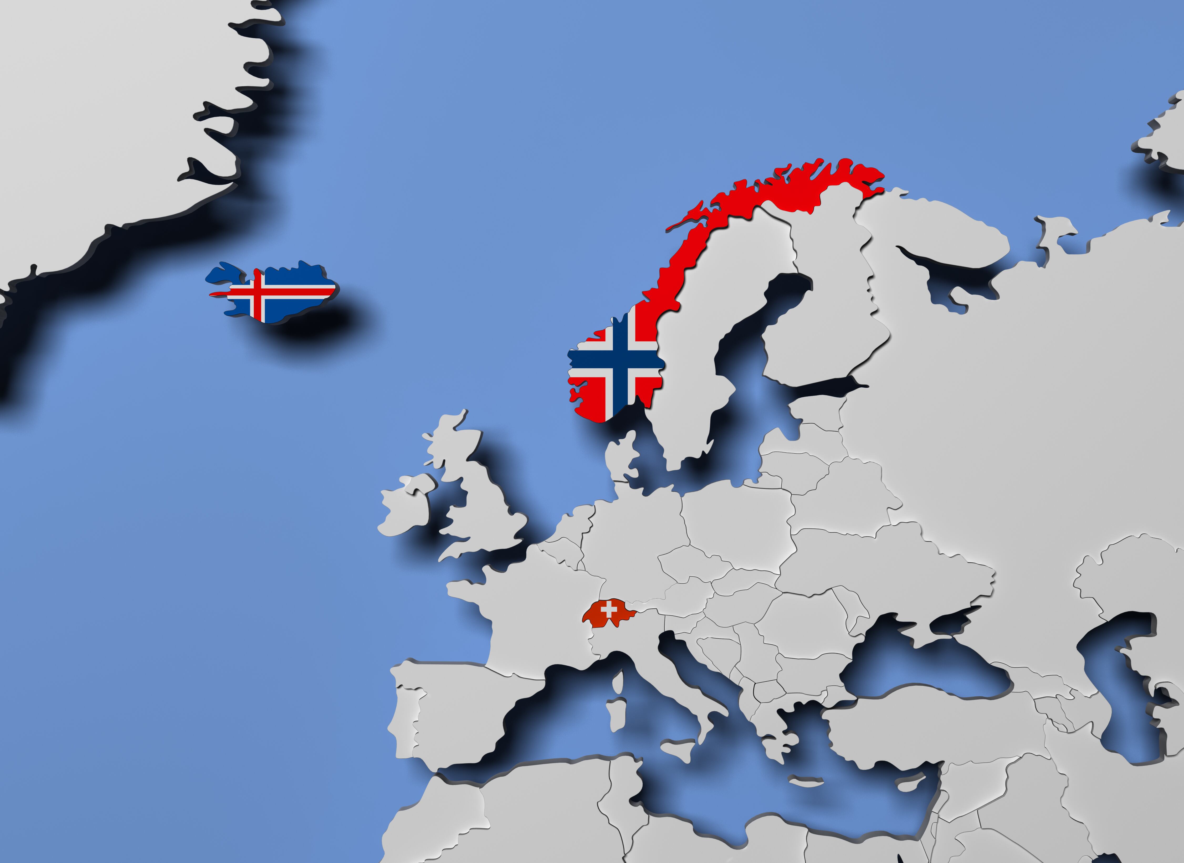 Suiza, Noruega, Islandia y Liechtenstein integran el EFTA, un bloque con fuerte presencia inversora en Argentina (Imagen: Shutterstock)
