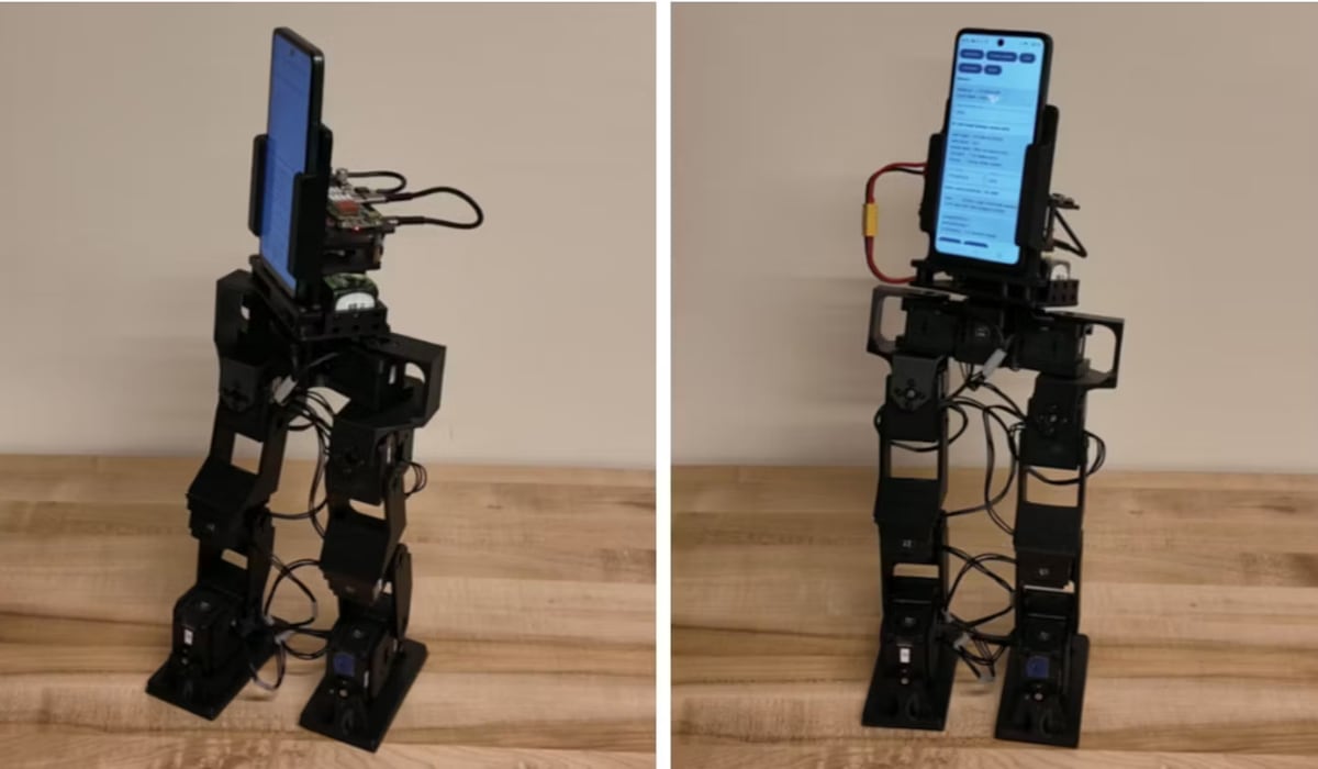 Investigadores de la Universidad de California en Los Ángeles desarrollaron PhoneBot, un robot humanoide controlado por un teléfono Android.