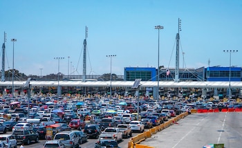 El cruce de Tijuana y San Diego es la frontera más transitada del mundo (EFE)