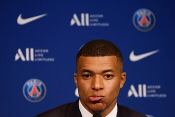 Mbappé se presentó en la