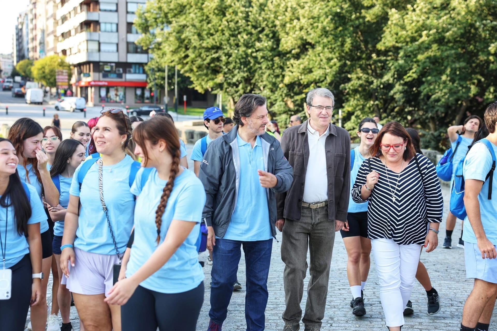 Jóvenes gallegos del exterior participan en la nueva edición del programa Conecta con Galicia en el Camino